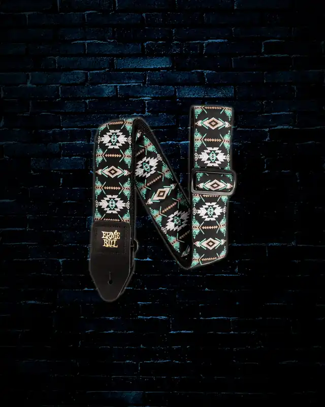 Ernie Ball 2" Jacquard Guitar Strap - Southwestern Turquoise Today Only