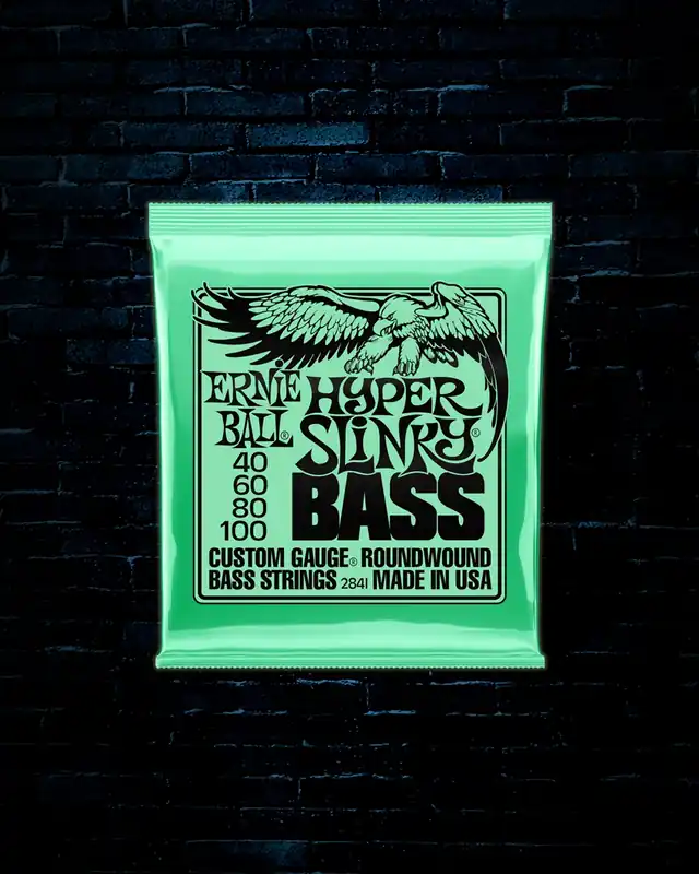 Ernie Ball 2841 Nickelwound Electric Bass Strings - Hyper Slinky (40-100) Instant Buy