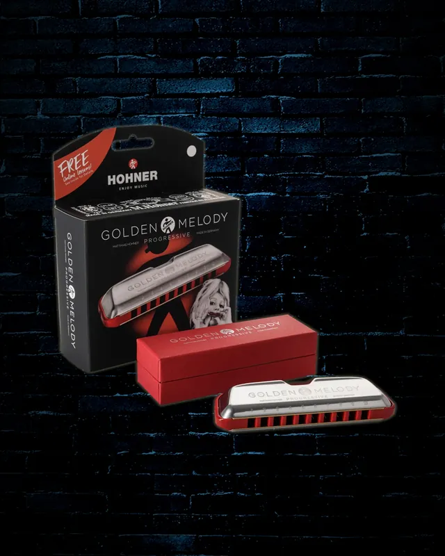 Price Drop Hohner Progressive Series Golden Melody Diatonic Harmonica - Key of D