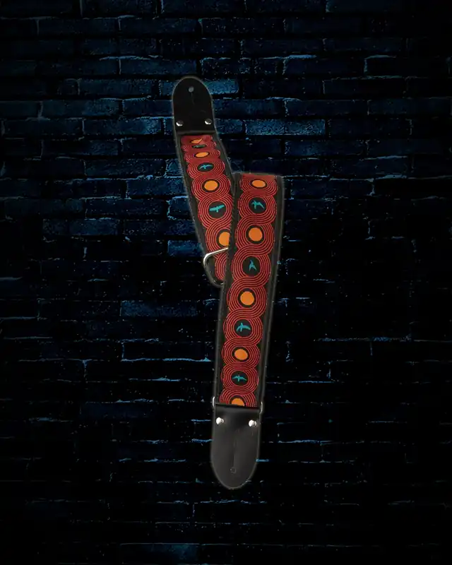 Bulk Order PRS 2" Deluxe Retro Custom Jacquard Strap - Blue Birds