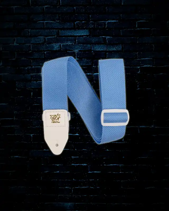 Authentic Music Man 2" Polypro Guitar/Bass Strap - Soft Blue