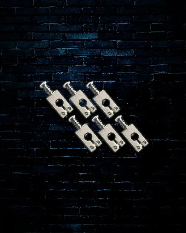 Low Price PRS SE Tremolo Saddles (6) - Brass Nickel *USED*