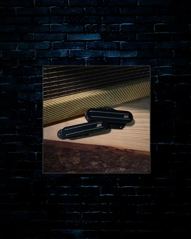 Certified JBE Gatton Neck Pickup & Modern Bridge Pickup Set - Black