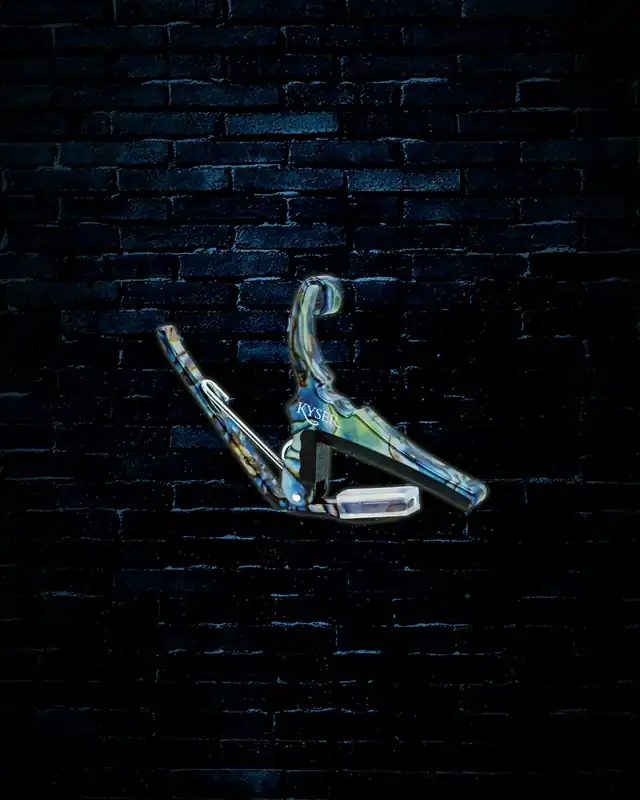 Secure Checkout Kyser 6-String Acoustic Quick-Change Capo - Abalone