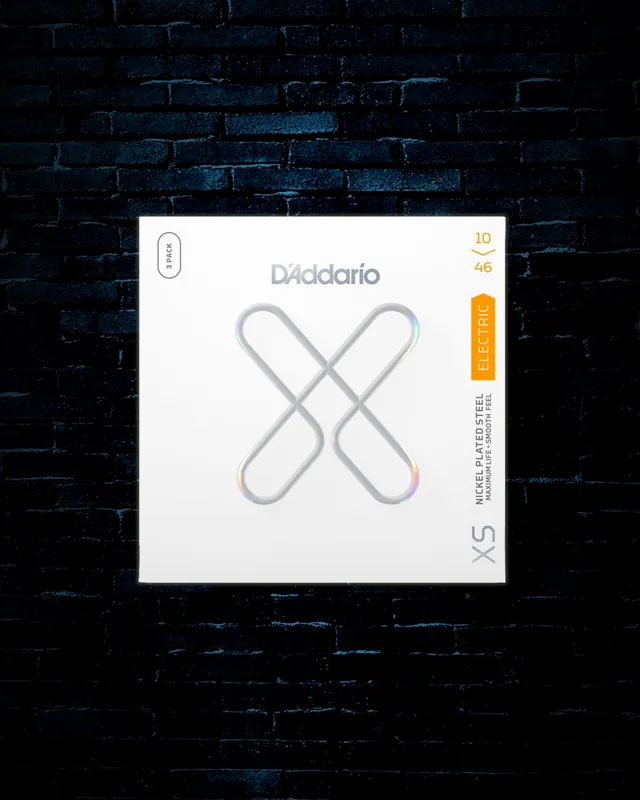 Worldwide Shipping D'Addario XS Nickel Wound Electric Strings (3 Pack) - Reg. Light (10-46)