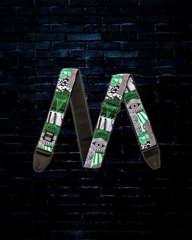 Money Back Guarantee Dunlop ILOVEDUST Guitar Strap - Tempest Fuzz