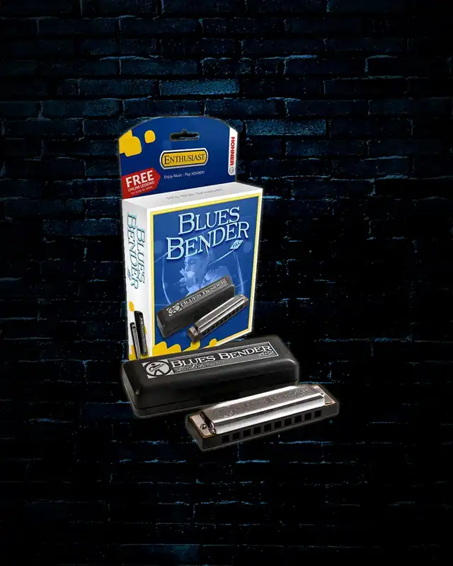 Top Pick Hohner Blues Bender Enthusiast Series Diatonic Harmonica - Key of A