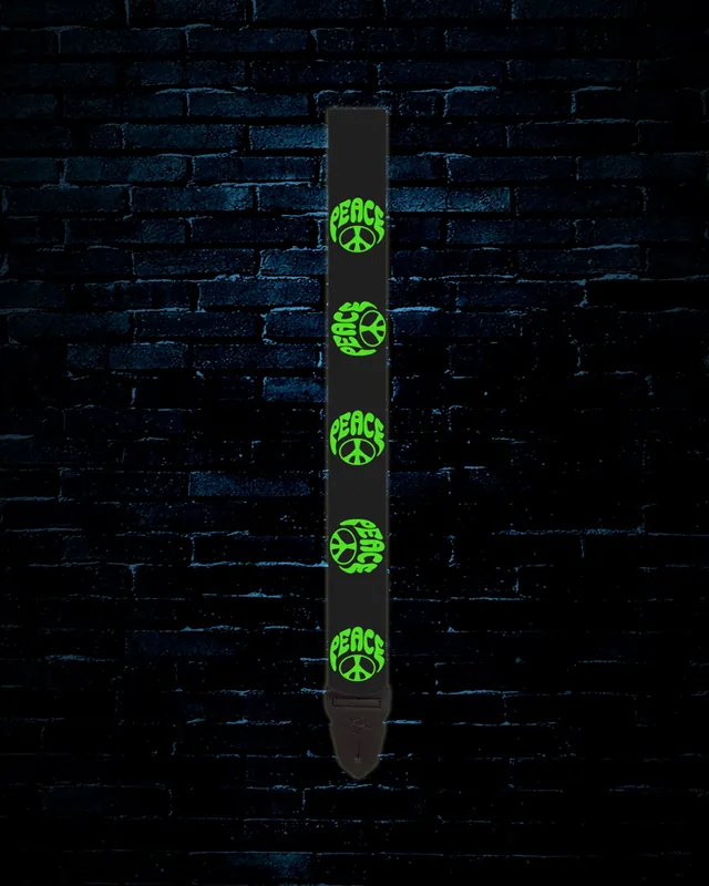 Save Now LM PS-4 2" Guitar Strap - Green Peace