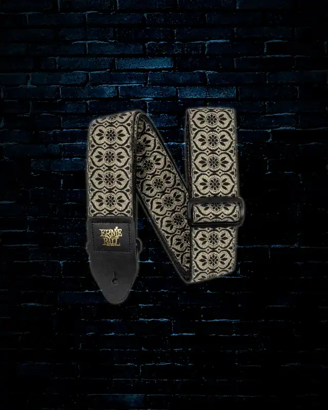 Ernie Ball 2" Classic Jacquard Guitar/Bass Strap - Golden Garden Special Offer