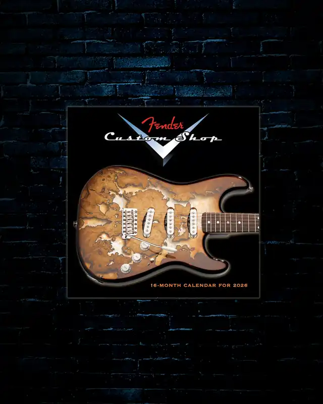 Direct From Factory Fender Custom Shop 2026 Calendar