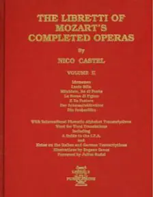 Complete Mozart Libretti Volume 2 (Castel) Limited Edition