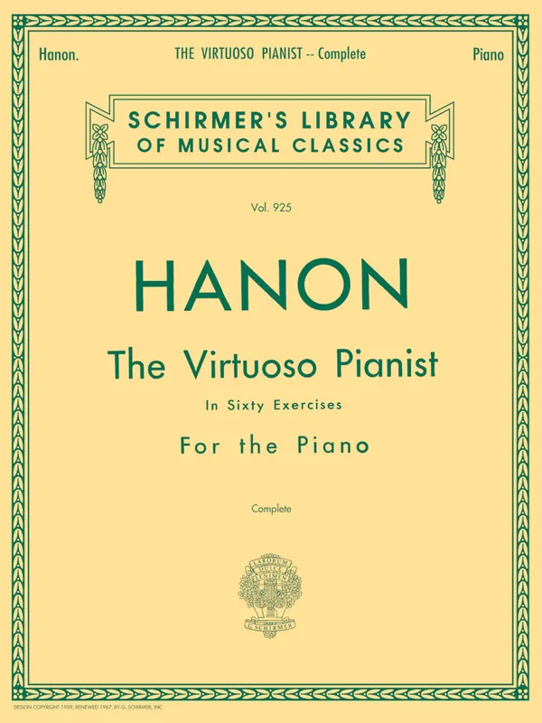 Hanon Virtuoso Pianist in 60 Exercises - Complete Low Price