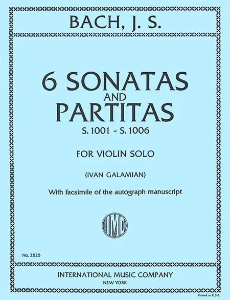 Warranty Included Bach 6 Sonatas and Partitas for Violin