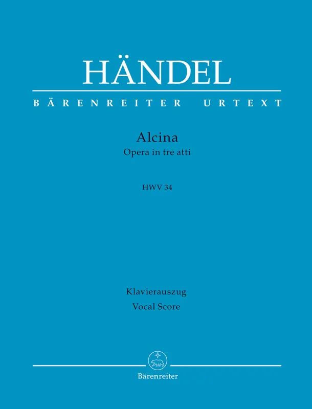 Handel Alcina HWV 34 -Opera in three acts- Buy Direct