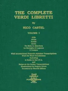 Warranty Included Complete Verdi Libretti Volume 1 (Castel)