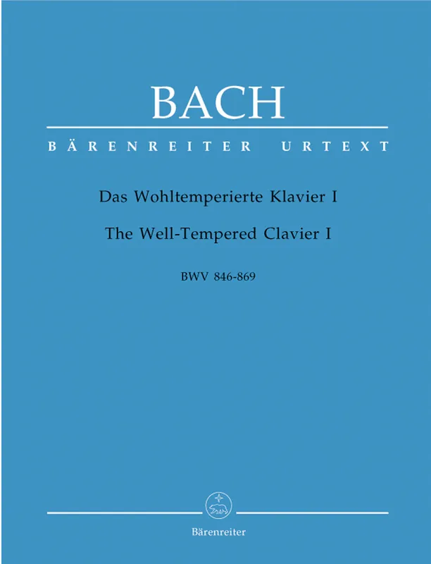 Bach The Well-Tempered Clavier I BWV 846-869 Must Have