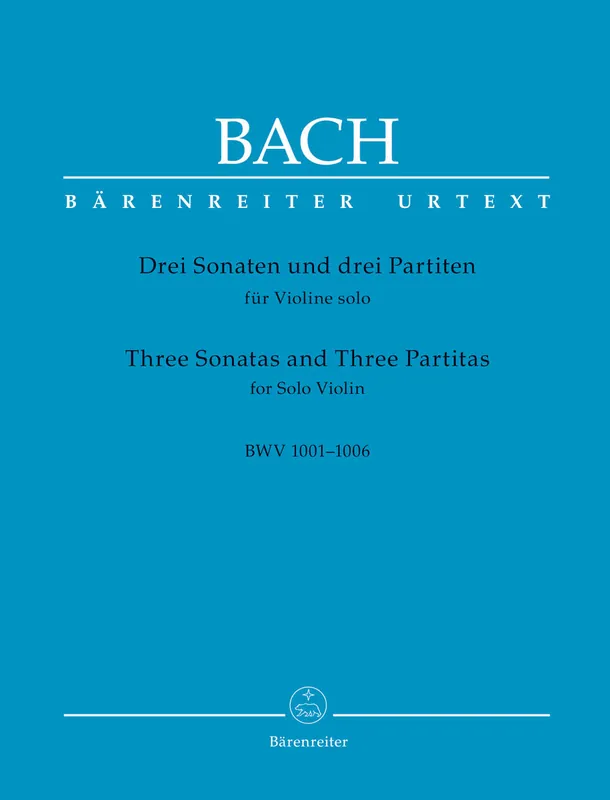 Bach 3 Sonatas and 3 Partitas for Solo Violin BWV 1001-1006 Budget