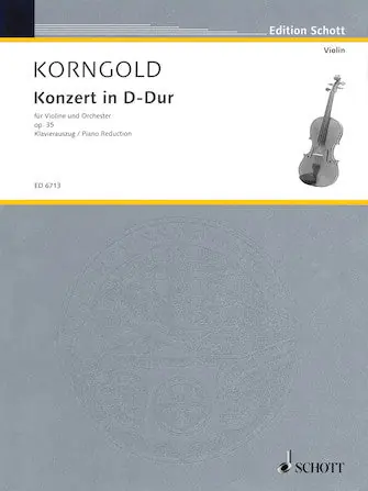 No Minimum Order Korngold Violin Concerto, Op. 35