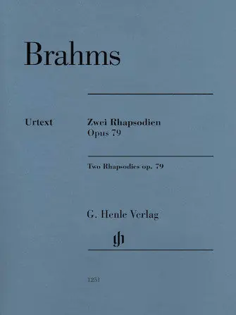 Secure Checkout Brahms Two Rhapsodies Opus 79