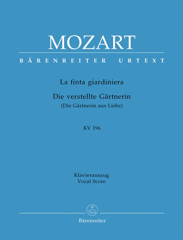 Mozart La finta giardiniera (Die verstellte Gärtnerin) K. 196 -Dramma giocoso in three acts- Free Shipping