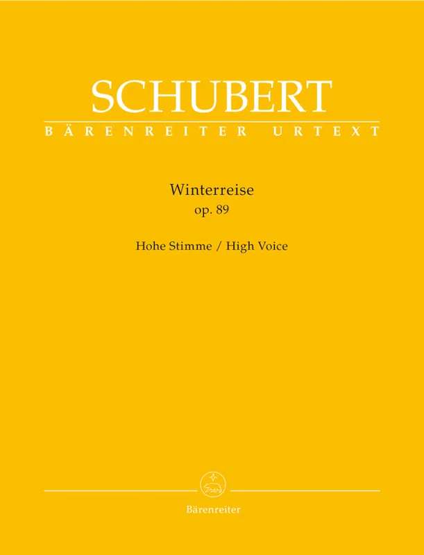 Top Rated Schubert Winterreise op. 89 D 911 (High Voice)
