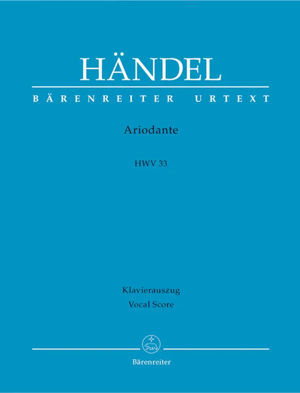 Handel Ariodante HWV 33 -Opera in three acts- Shop Now