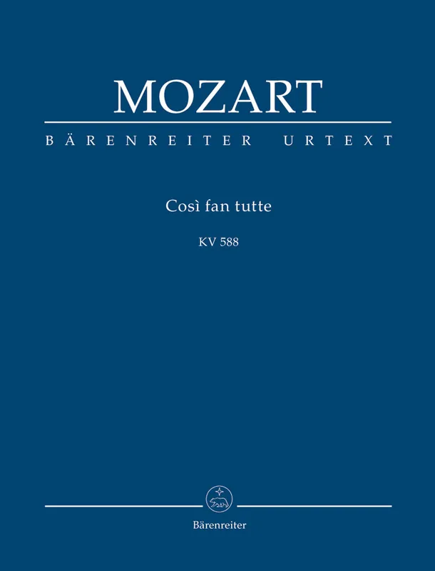Best Seller Mozart Così fan tutte ossia La scuola degli amanti KV 588 -Dramma giocoso in two acts-