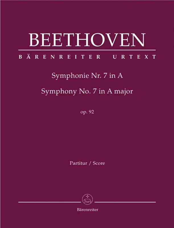 Professional Grade Beethoven: Symphony No. 7 in A Major, Op. 92 (Full Score)