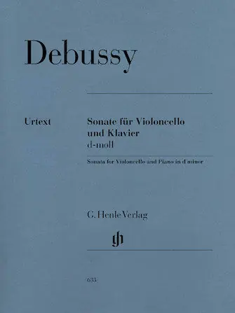 Professional Grade Debussy Sonata for Violoncello and Piano