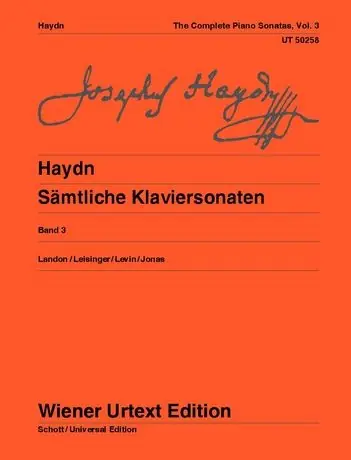 One Day Deal Haydn Complete Piano Sonatas for piano Volume 3