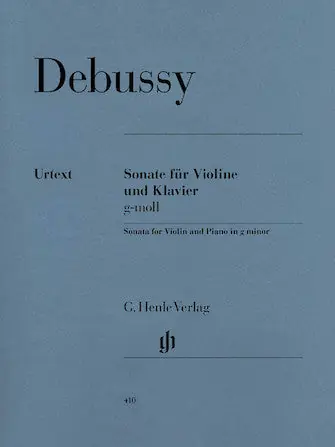 Limited Edition Debussy Sonata for Violin and Piano