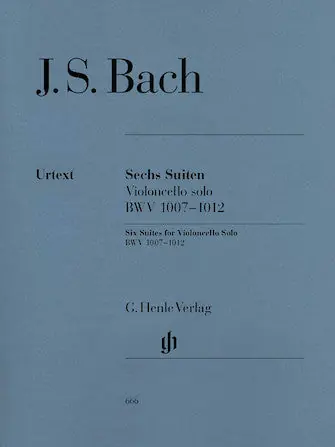 Hot Picks Bach 6 Suites for Violoncello Solo BWV 1007-1012
