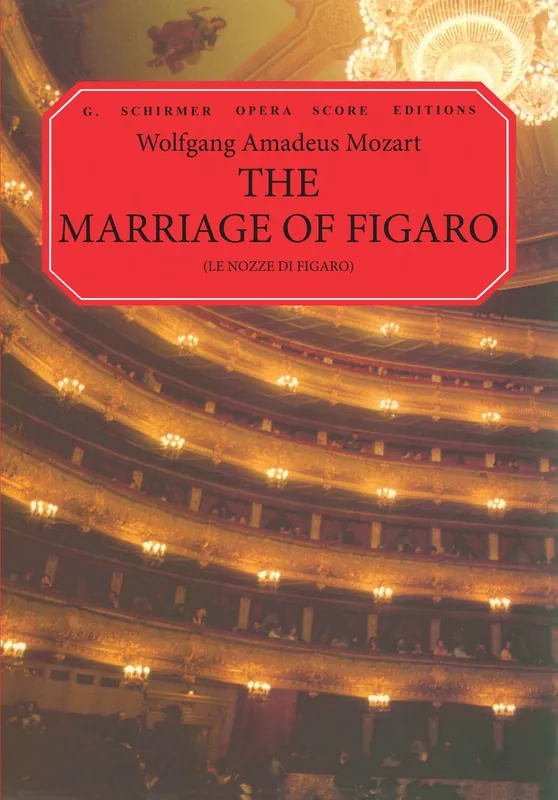Mozart Marriage of Figaro, The (Le Nozze di Figaro) Vocal Score Factory Price