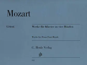 Mozart Works for Piano Four-Hands Mega Sale