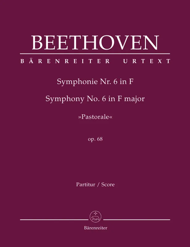 Grab Now Beethoven Symphony Nr. 6 F major op. 68 "Pastorale" Full Score