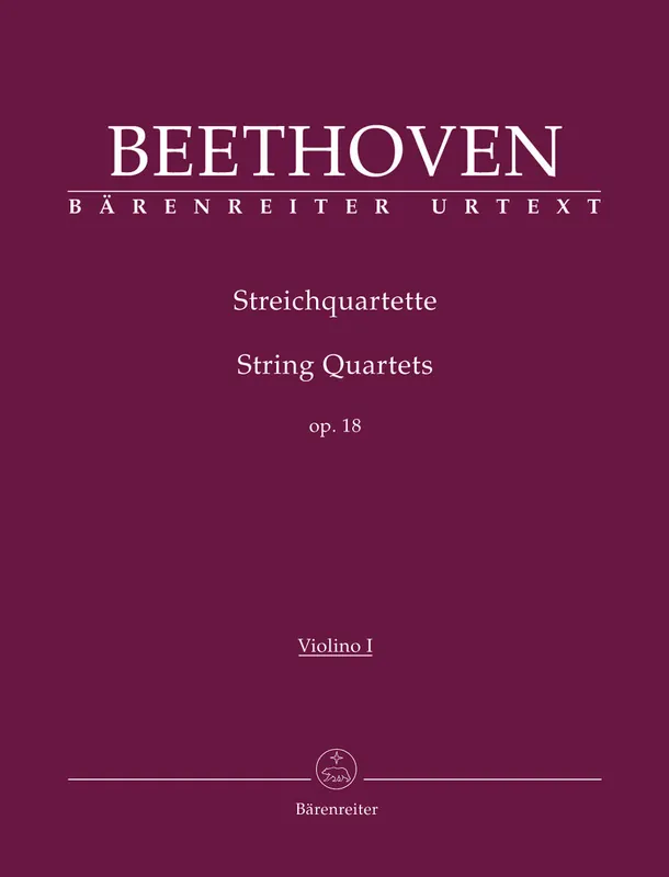 Beethoven String Quartets Opus 18 Final Sale