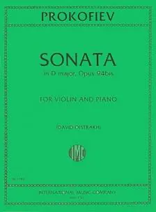 Worldwide Shipping Prokofiev Violin Sonata D Major