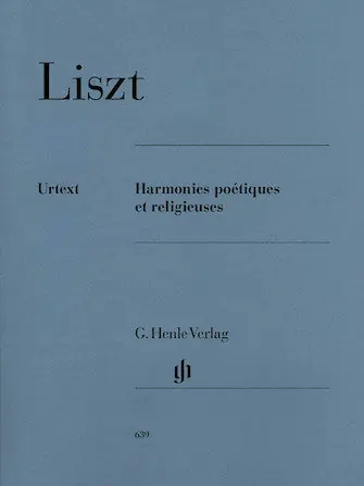 Liszt Harmonies Poétiques et Religieuses Hot Deal