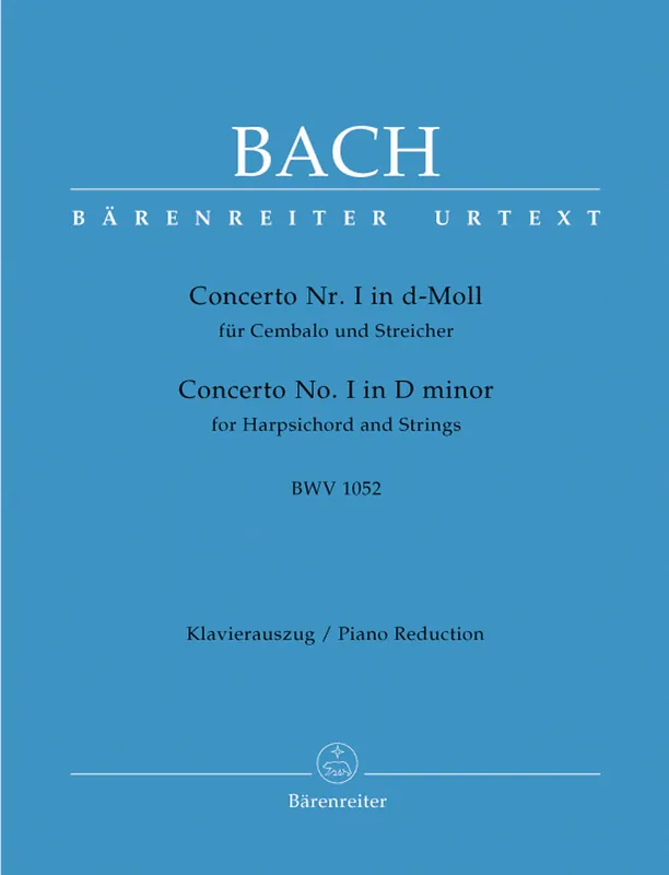 Bach Concerto for Harpsichord and Strings Nr. 1 D minor BWV 1052 Hassle-Free Returns