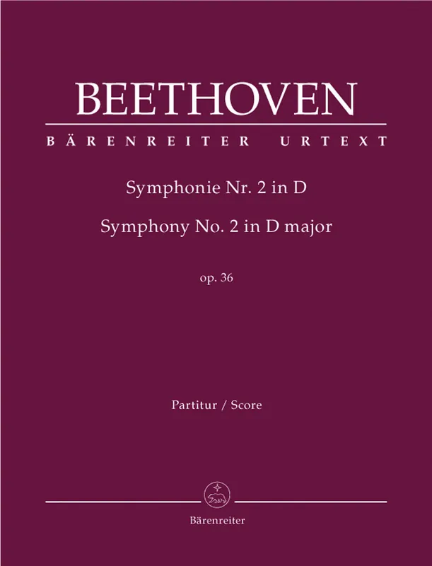 Exclusive Offer Beethoven Symphony No. 2 D major op. 36 Full Score