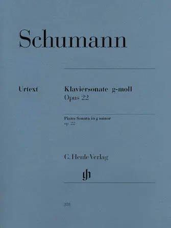 Schumann Piano Sonata in G minor Opus 22 (with Original Last Movement) Best Seller
