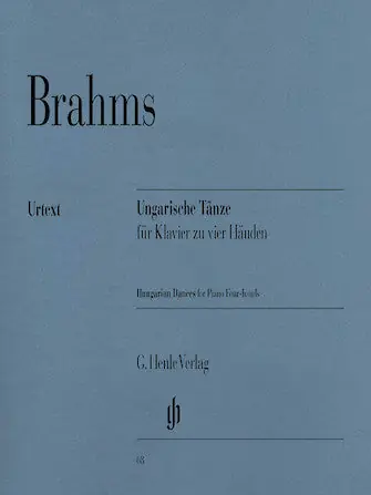Brahms Hungarian Dances 1-21 for Piano Four Hands Limited Edition
