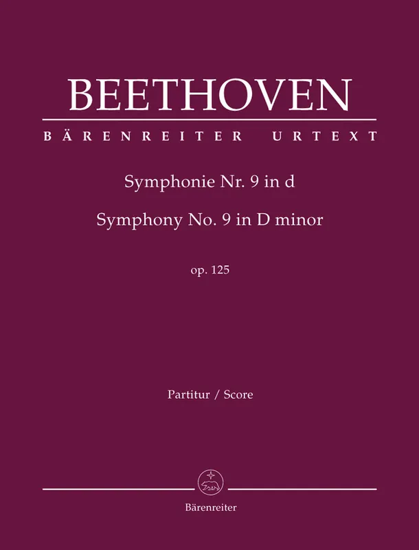 Beethoven: Symphony No. 9, Op. 125 (Full Score) Free Delivery