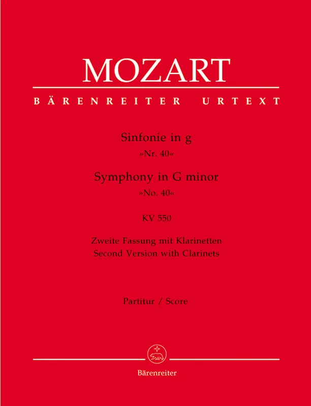 Mozart Symphony Nr. 40 G minor K. 550 (Second version with clarinets) Holiday Sale