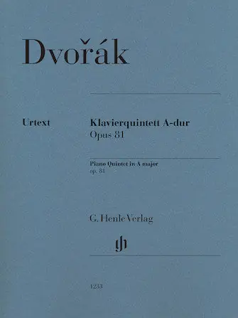 Dvorak Piano Quintet in A Major Opus 81 Special Discount