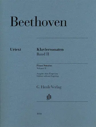 Bargain Beethoven Piano Sonatas Volume 2 (edition without fingering)