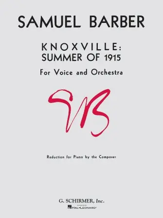 Barber Knoxville: Summer of 1915 Voice and Piano Factory Price