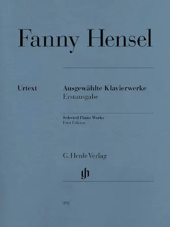 Professional Grade Fanny Hensel Selected Piano Works