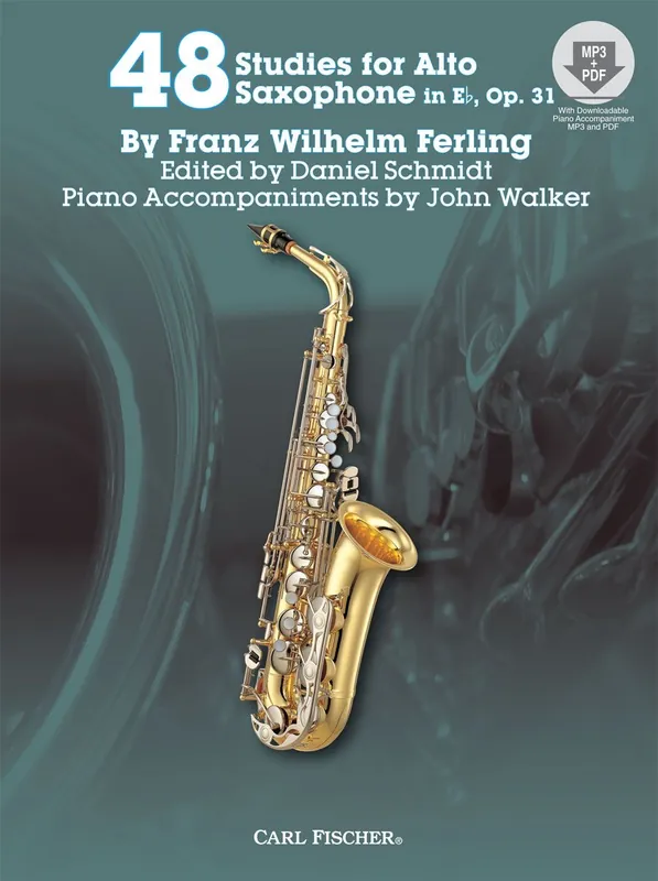 Ferling 48 Studies for Alto Saxophone in Eb, Op. 31 with MP3/PDF Markdown