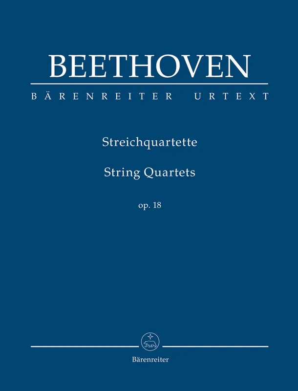 Beethoven String Quartets op. 18 - Study Score Money Back Guarantee